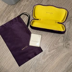 Gucci sunglasses case, brand new
